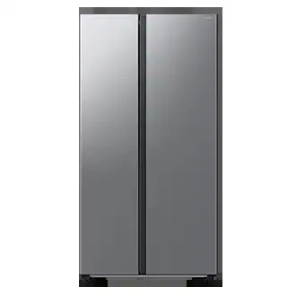 Frigorífico americano de 583 L en plata, gran capacidad y estilo