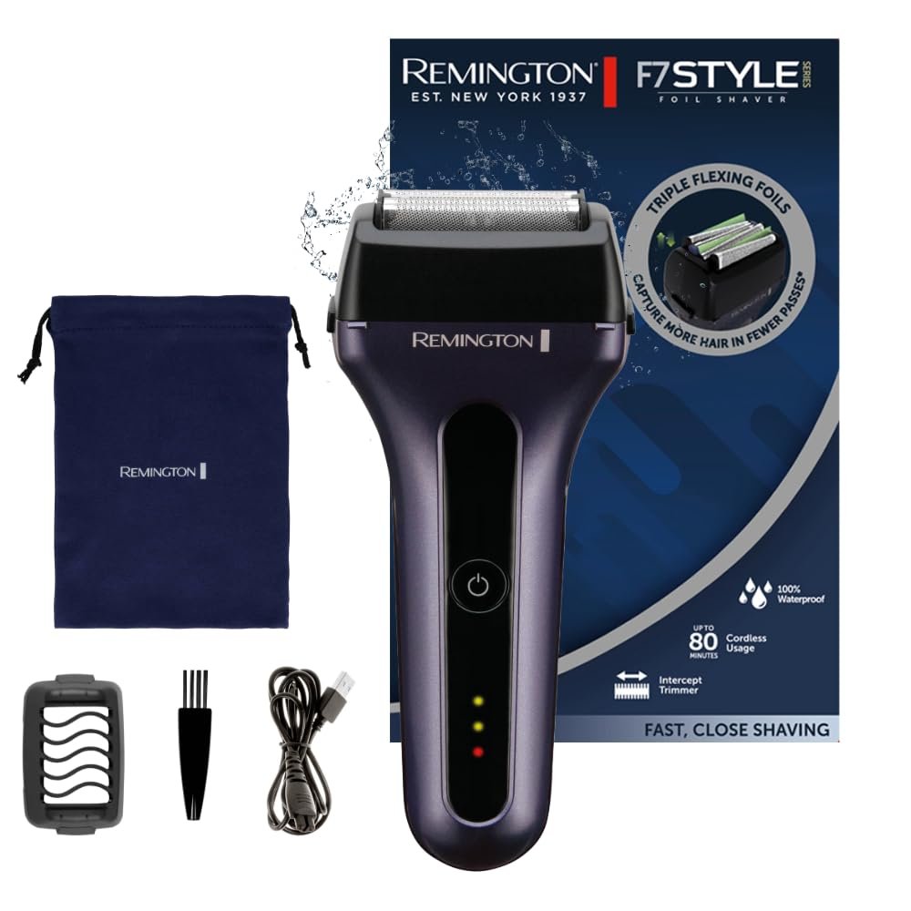 Afeitadora Remington F7: precisión y libertad sin cables