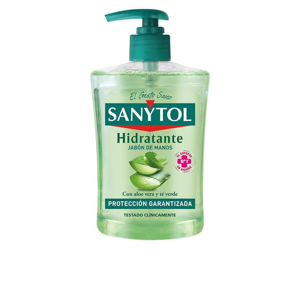 Pack de 2 geles de manos hidratantes Sanytol Aloe Vera y Té Verde