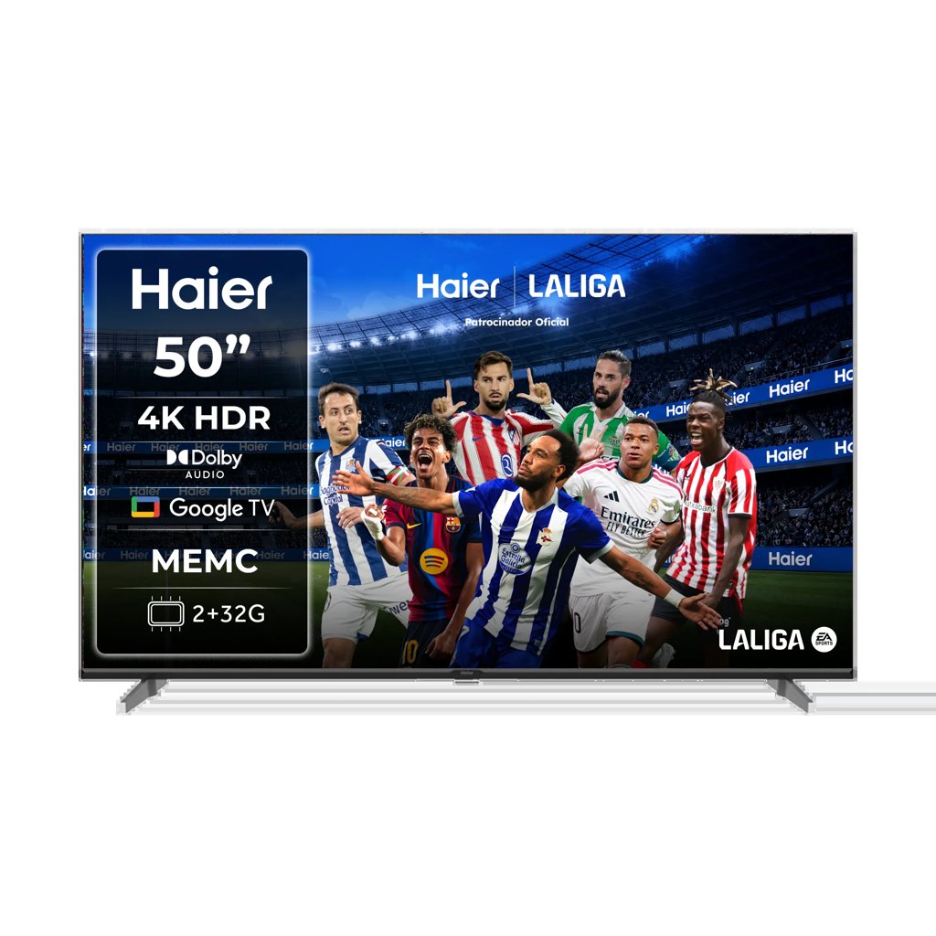 TV 50’ Haier LED H50K85FUX Google TV, resolución 4K