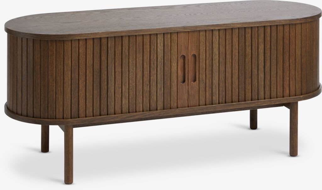 Mueble TV de roble oscuro