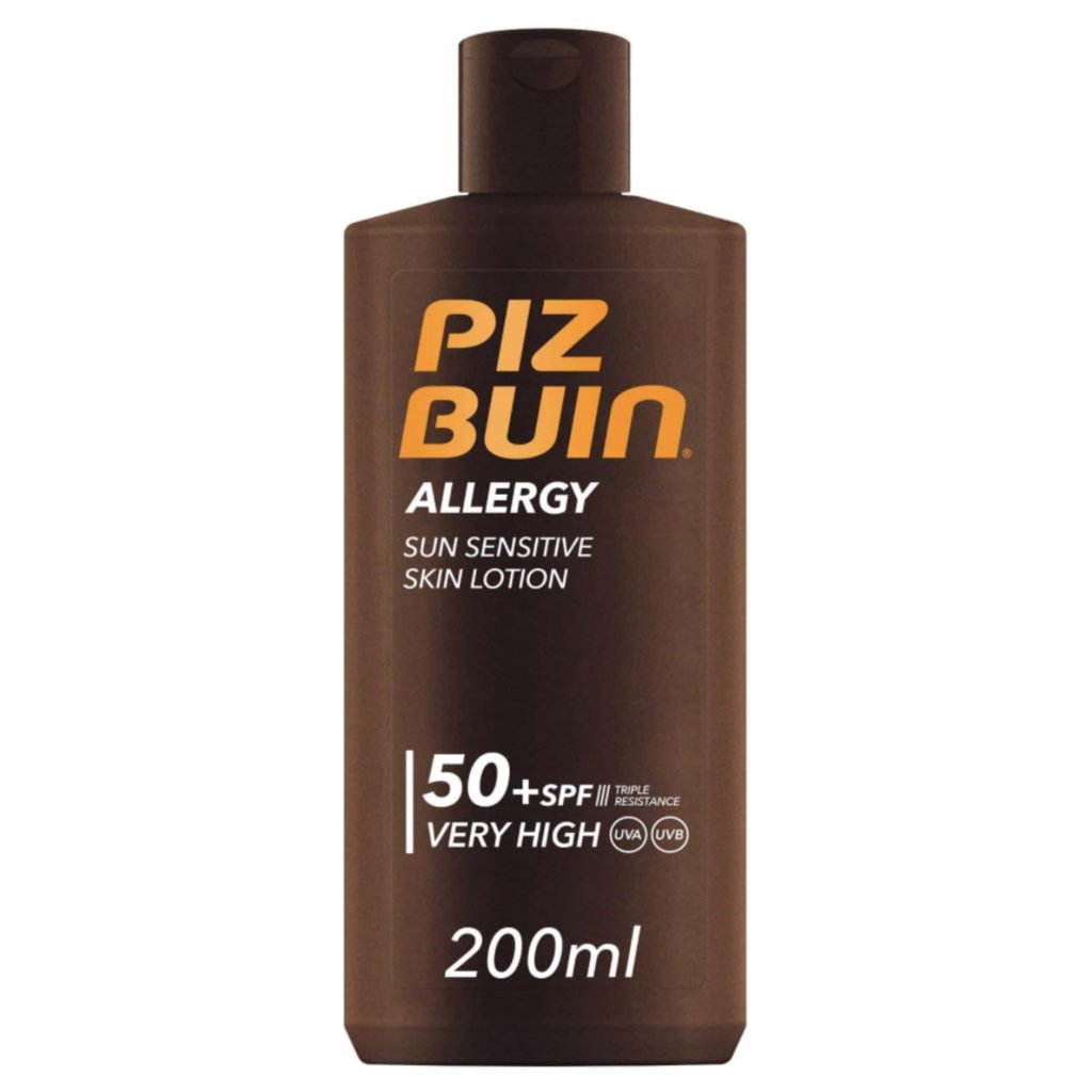 Protector solar Piz Buin Allergy FPS 50: cuida tu piel sensible