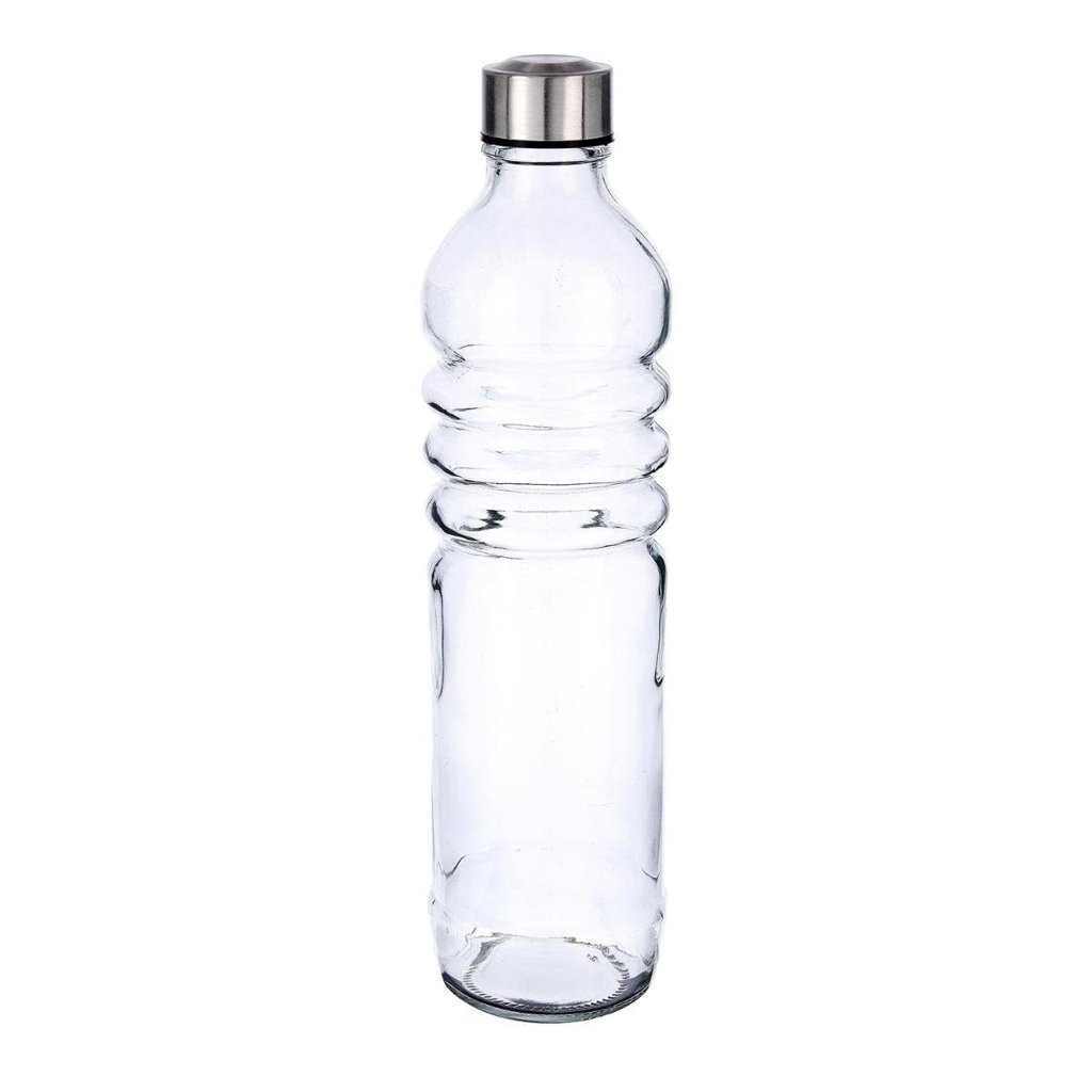 Botella de vidrio Quid con tapón Fresh 1,25 L – hidratación premium
