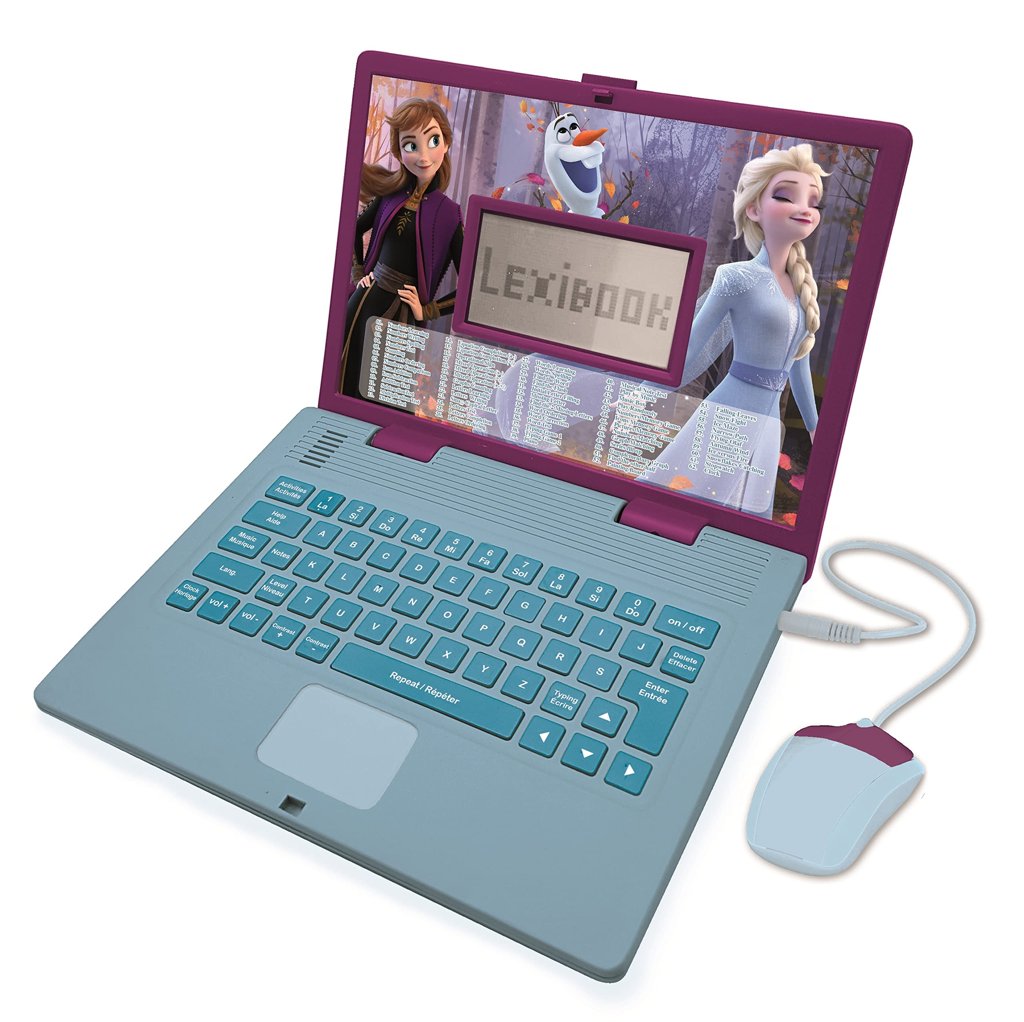 Ordenador portátil Frozen 2 de Lexibook: 124 juegos bilingües