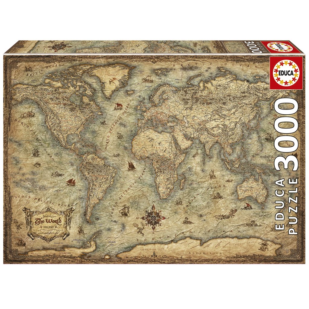 Descubre el mundo pieza a pieza con este puzzle de 3000 piezas