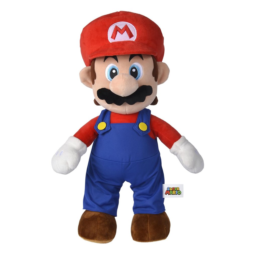 Peluches gigantes de Mario y Toad: diversión a lo grande