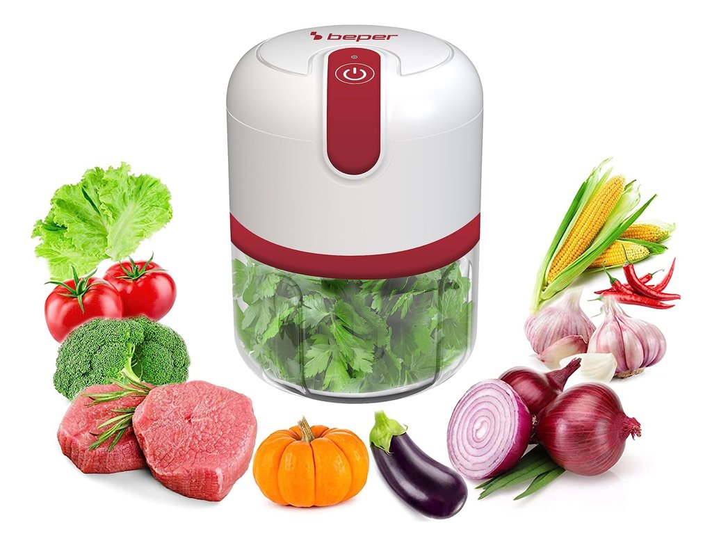 Picadora USB portátil BEPER: tu mini chef siempre listo
