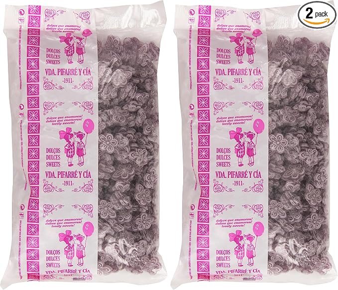 Pack de 2 kg de caramelos violetas: ¡dulzura al mejor precio!