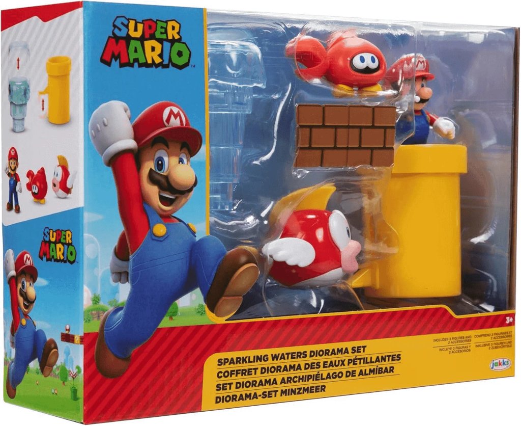 Set Diorama Super Mario – Aguas Espumosas, edición limitada