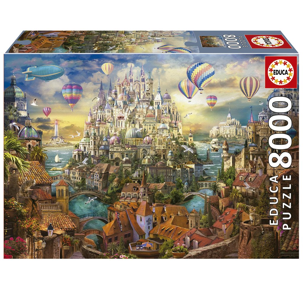 Descubre la Ciudad de los Sueños con este puzzle de 8000 piezas