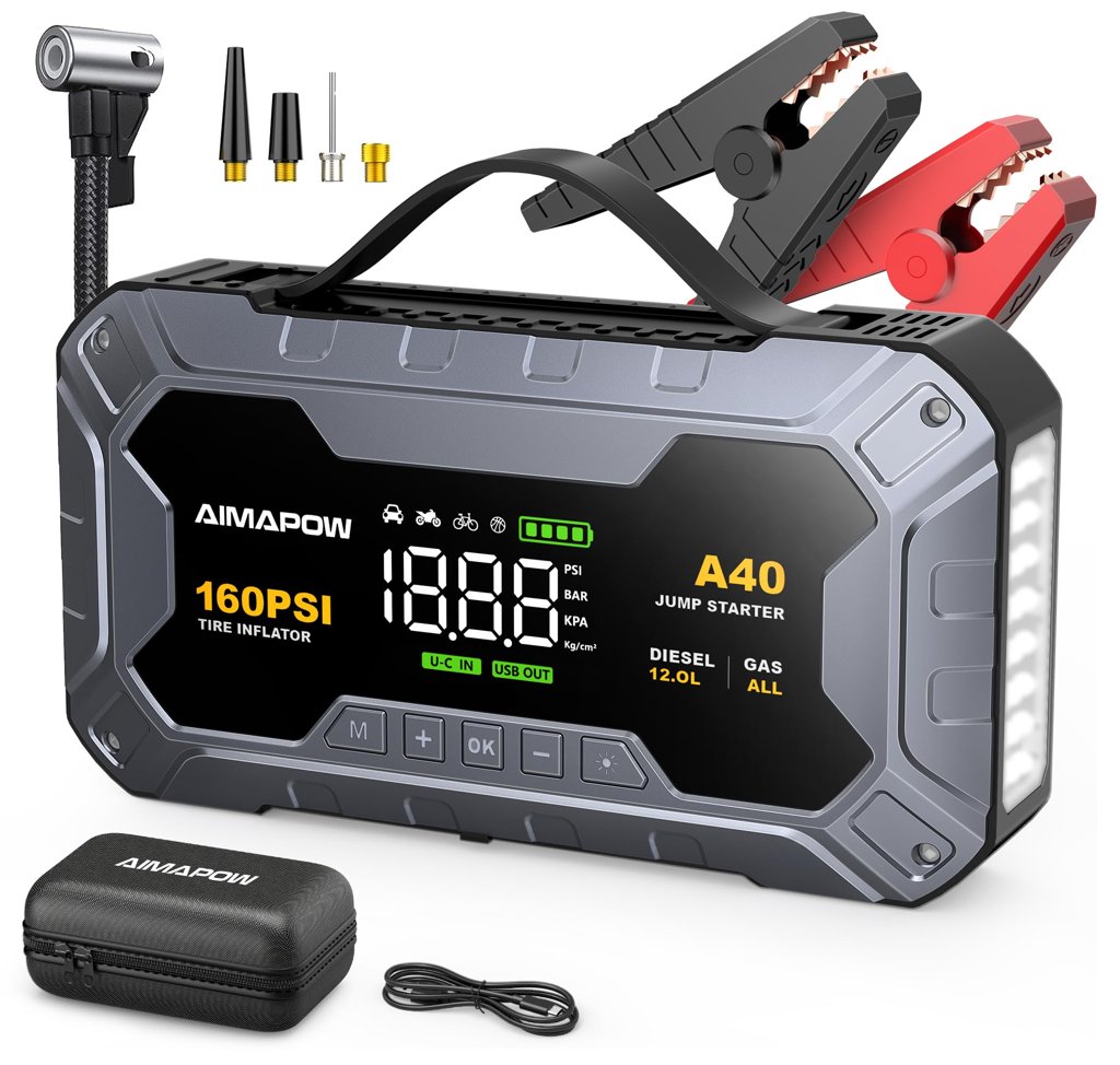 Arrancador de coches y compresor por 49,39 €