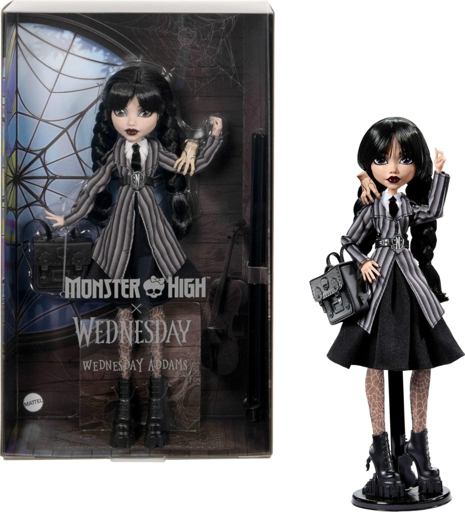 Muñeca Monster High: ¡Descubre a Miércoles Addams de Nevermore Academy!