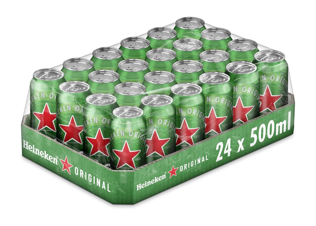 Heineken Cerveza Lager Pack Lata, 24 x 50cl
