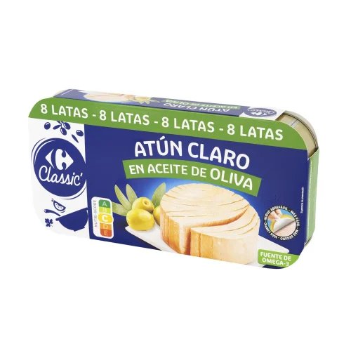 Pack de 24 latas de atún claro en aceite de oliva a precio rebajado