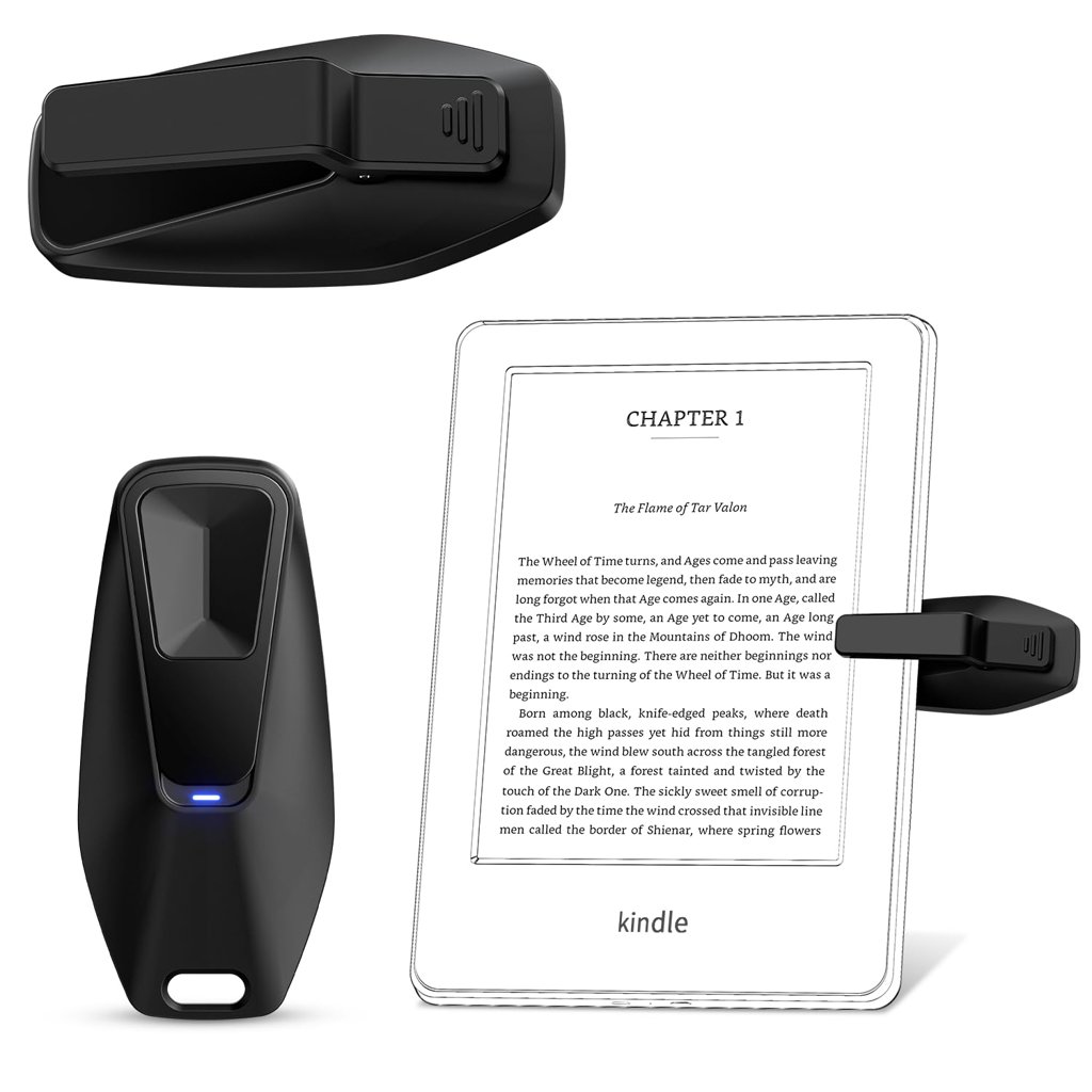 Pasapáginas inalámbrico con mando para Kindle y tablets | Lectura manos libres