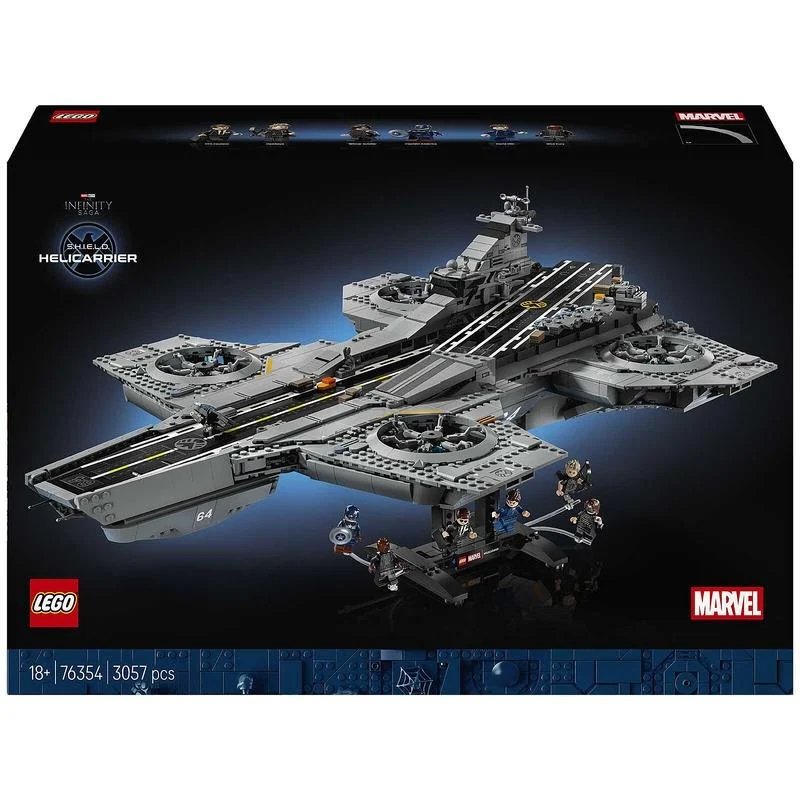 Helitransportador de SHIELD de LEGO Marvel: el set definitivo para fans