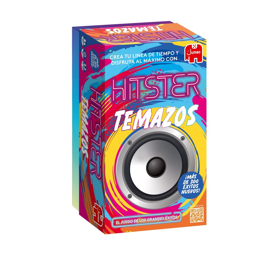 Juego de Cartas Hitster Temazos Musical (Escaneo app Spotify, cronología de canciones, fiesta y adultos +16 añ