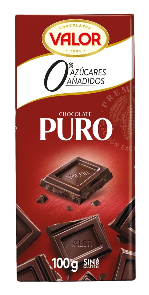 Chocolate puro sin azúcar añadido – 100 g de placer sin culpa