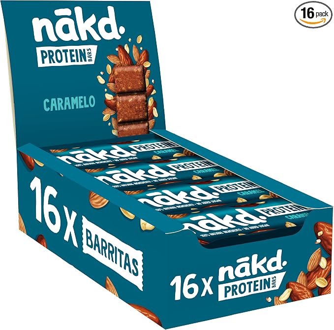Barritas de proteína Nākd sabor caramelo: energía natural al 50% de descuento