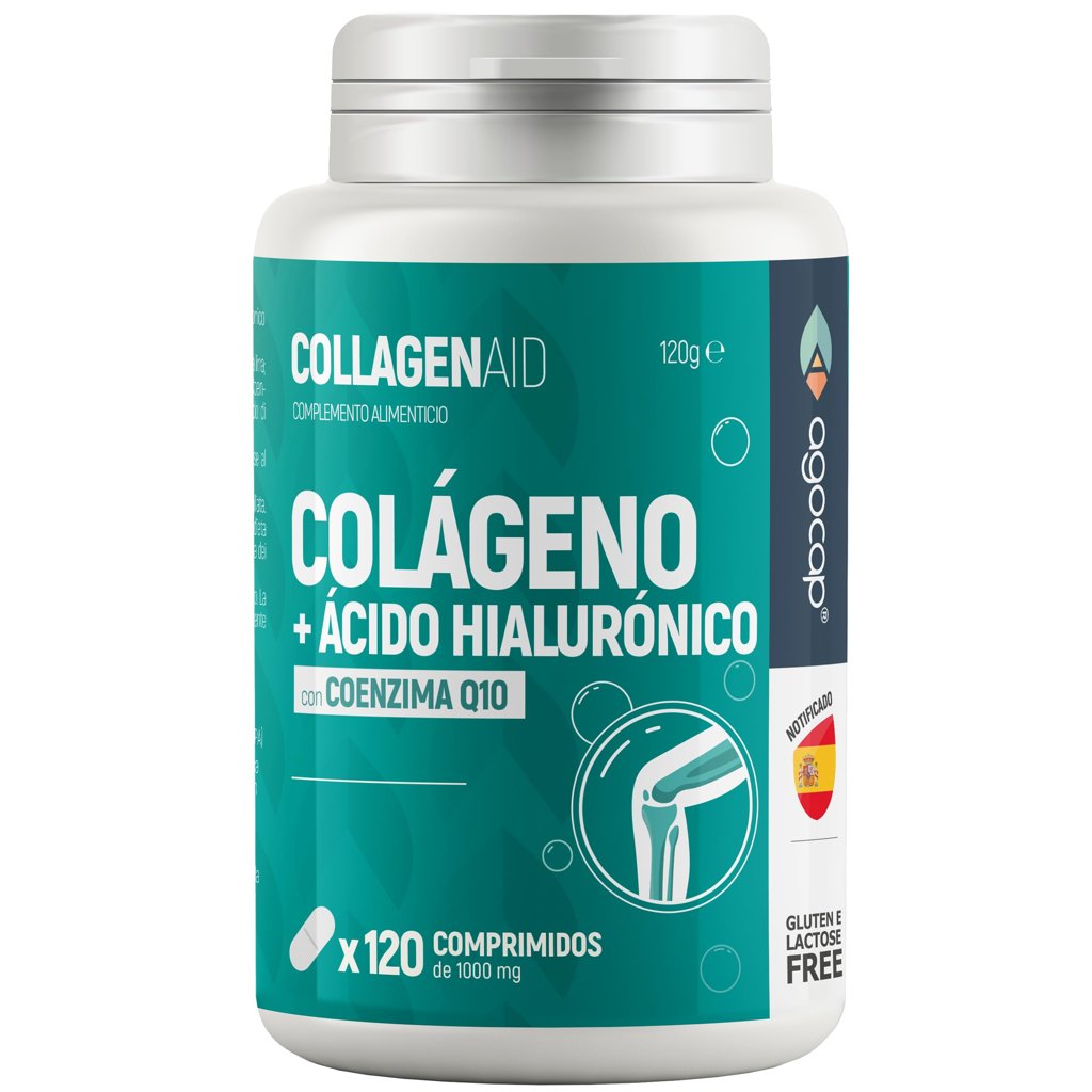 Colágeno + Ácido Hialurónico + Q10: 120 cápsulas para piel y articulaciones
