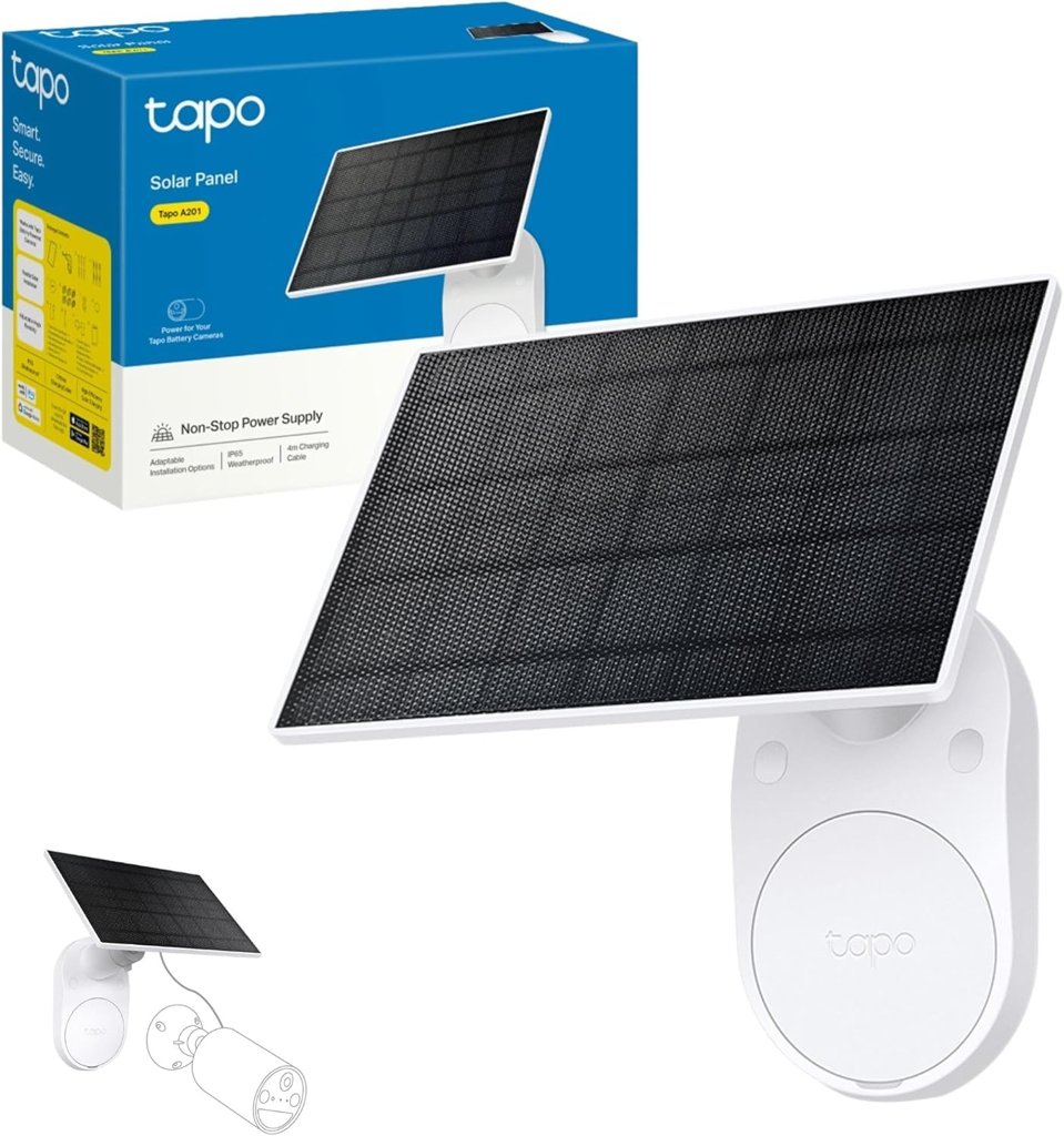 Aprovecha la energía solar con el panel Tapo A201 de 2,5W