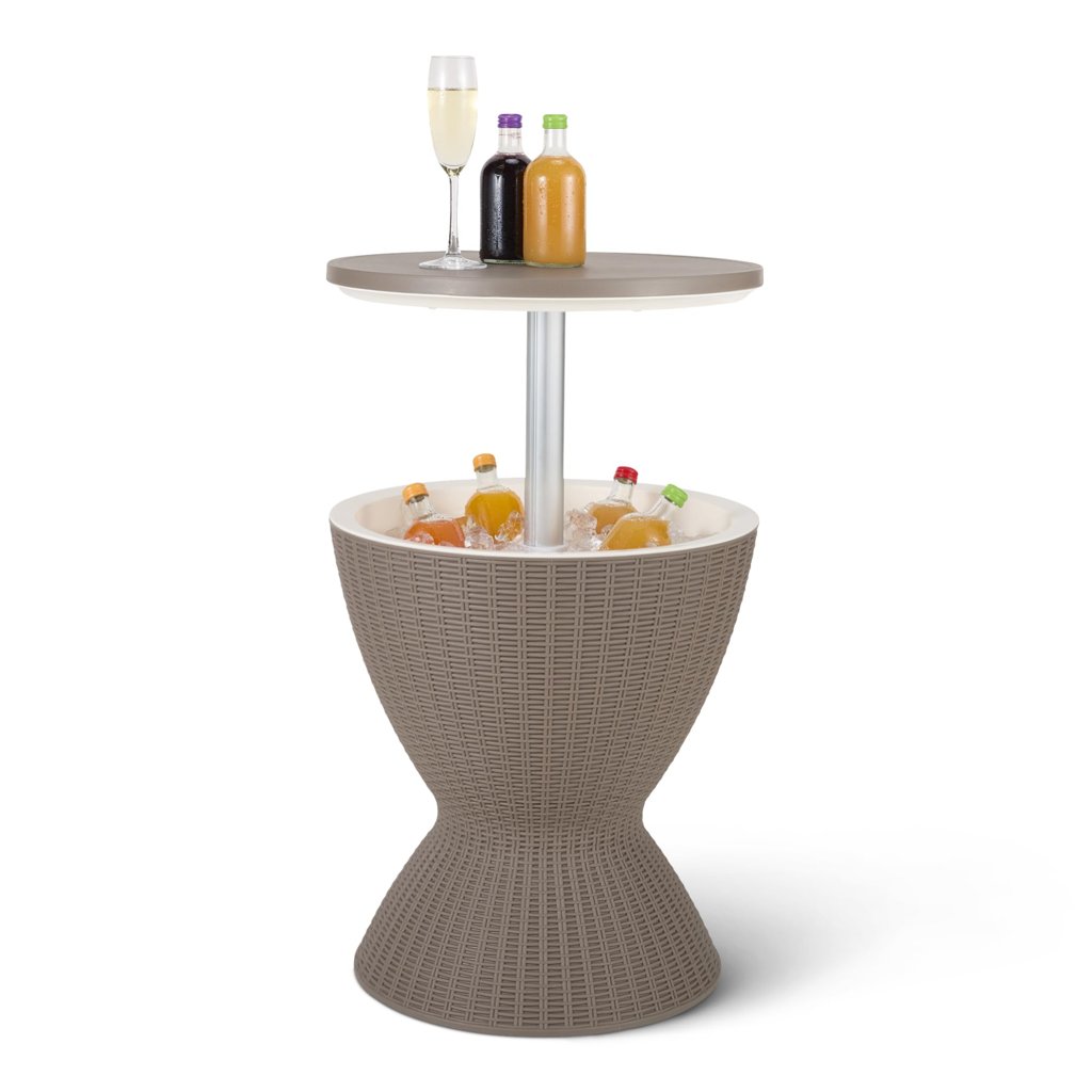 Mesa con Nevera Exterior