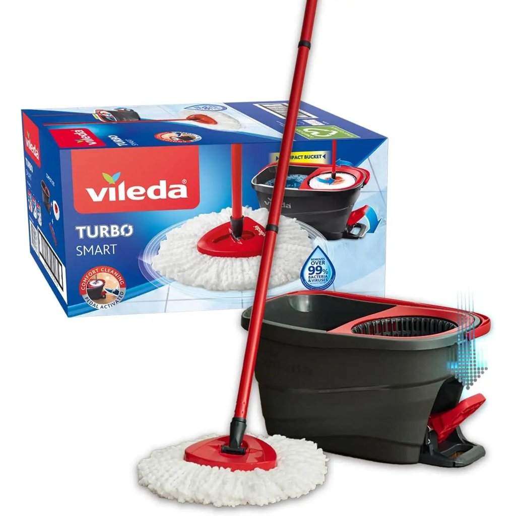 Fregona Vileda Turbo Smart con cubo escurridor ¡por 3€!