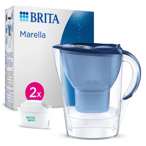 Jarra filtrante BRITA Marella 2,4 L: agua pura al instante