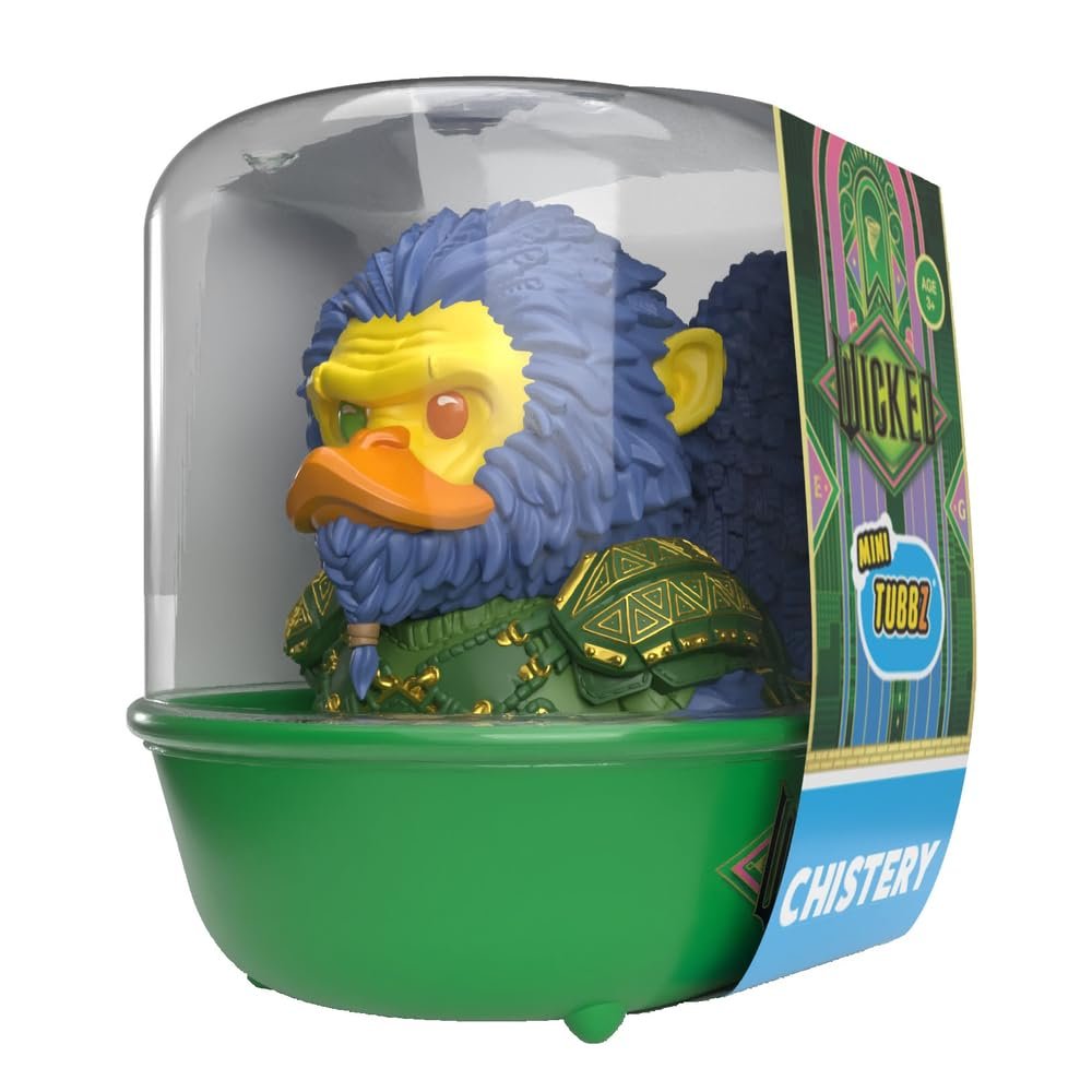 TUBBZ Mini: Wicked For Good - Chistery Flying Monkey Figura Mini Coleccionable de Pato de Goma Disfrazado