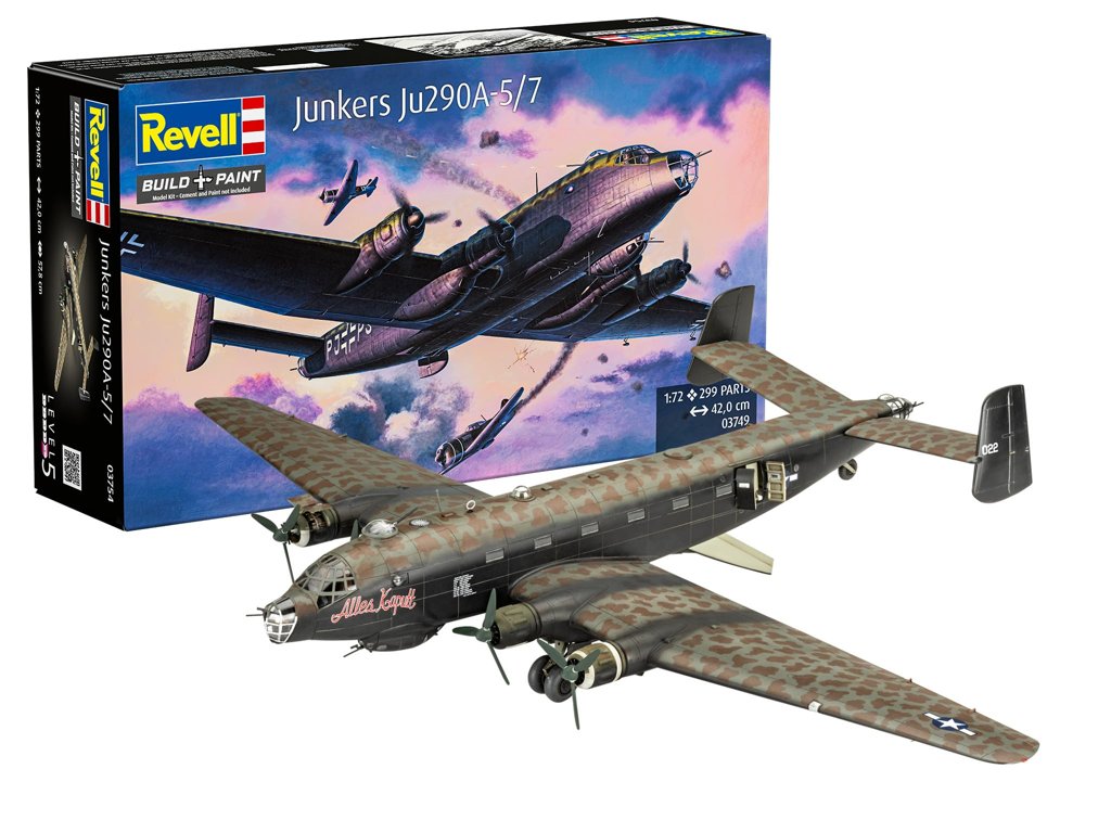 Maqueta Revell Junkers Ju 290A-5/7 “Seagull” – Construye tu propio bombardero histórico