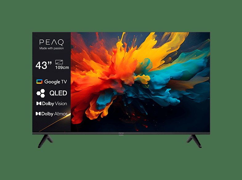 TV QLED 43'' 4K con Google TV por 186€