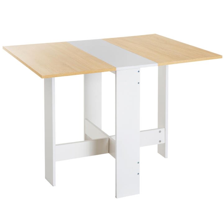 Mesa plegable HOMCOM: gana espacio en tu comedor