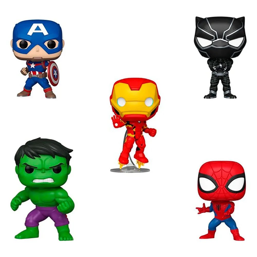 Pack de 5 Funko Pop Marvel a precio de chollo
