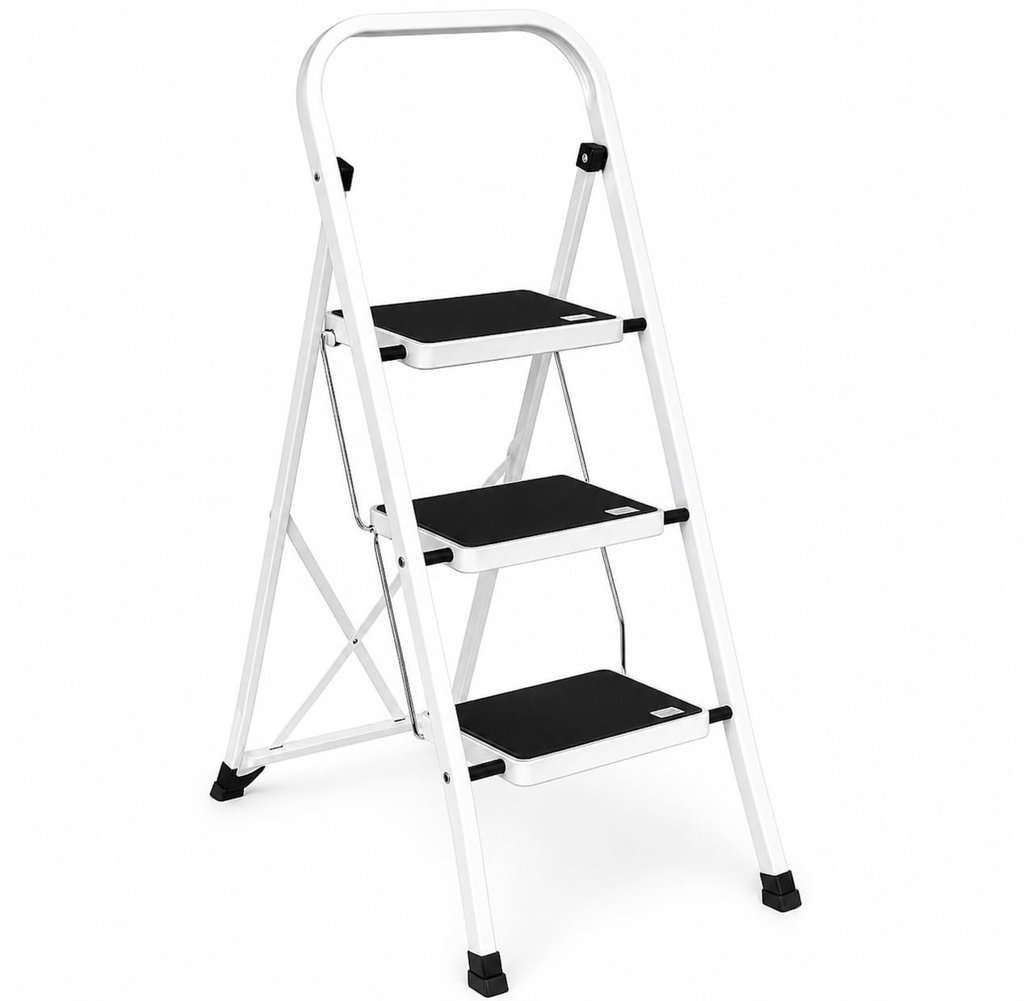 Escalera plegable de 3 peldaños: versatilidad y seguridad en casa