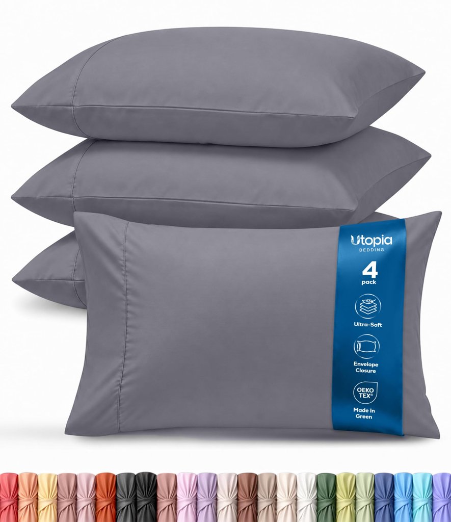 Set de 4 fundas de almohada Utopia Bedding – 50×90 cm