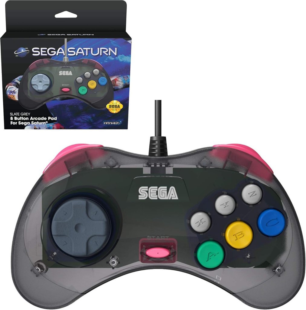Enfría tu SEGA Saturn con el pad oficial de Retro‑Bit