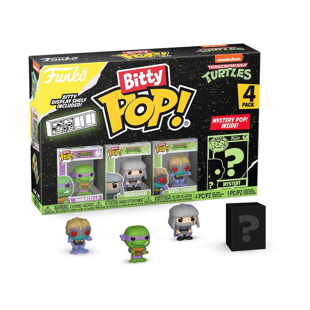 Colección 4x Funko Bitty Pop! Donatello (TMNT)