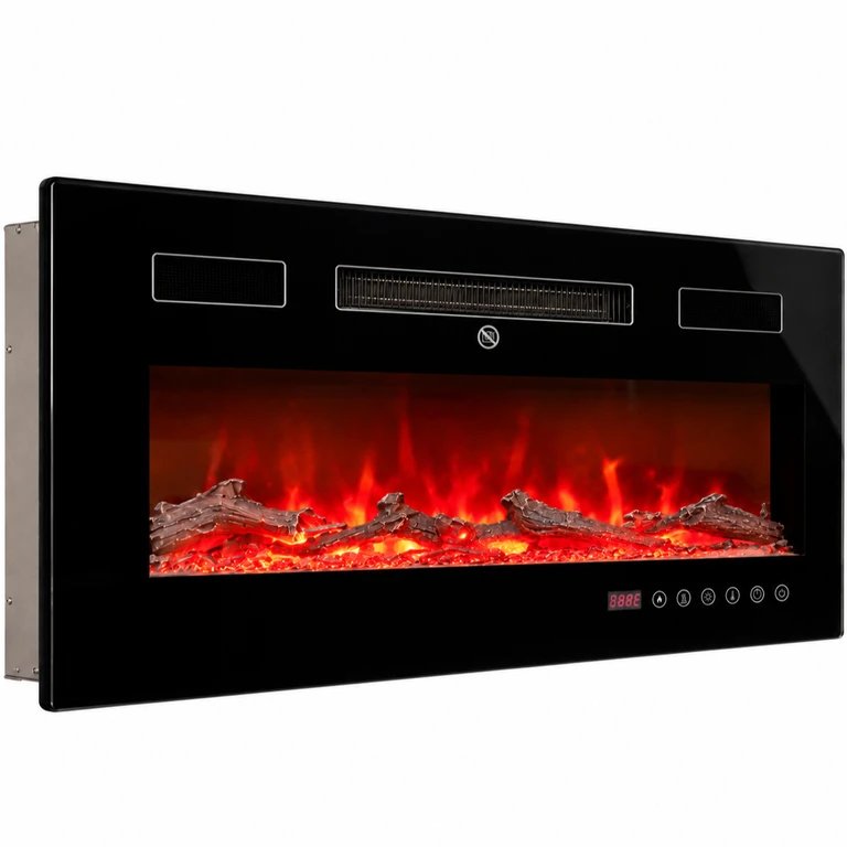 Calor y ambiente con la chimenea eléctrica de pared de 1800W