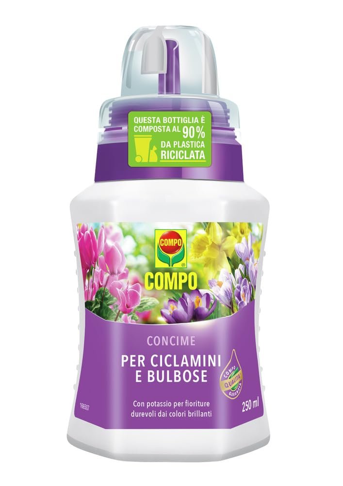 Fertilizante COMPO para ciclámenes y bulbos: flores vibrantes