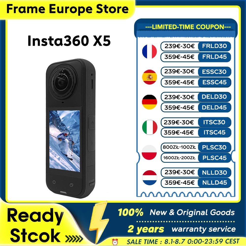 Insta360 X5 con 16% de descuento: captura en 360°
