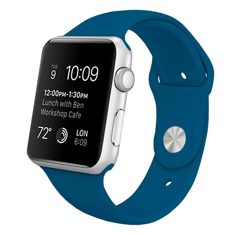 Correa de goma para Apple Watch 42/44 mm – Ajuste perfecto y cómoda