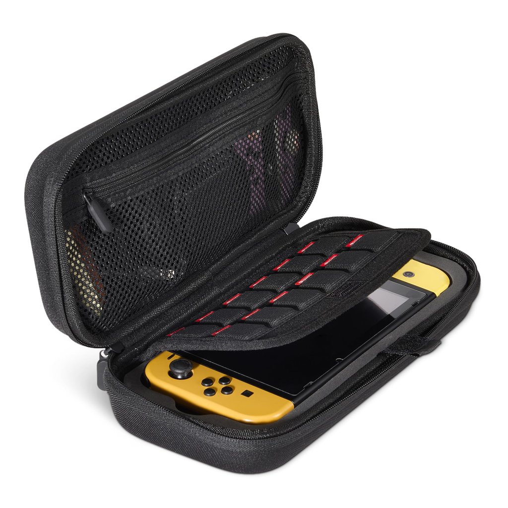 Funda rígida Amazon Basics para Nintendo Switch con 12 ranuras