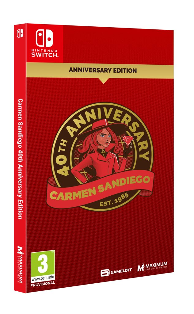 Carmen Sandiego 40.º aniversario: aventura de puzles en Switch