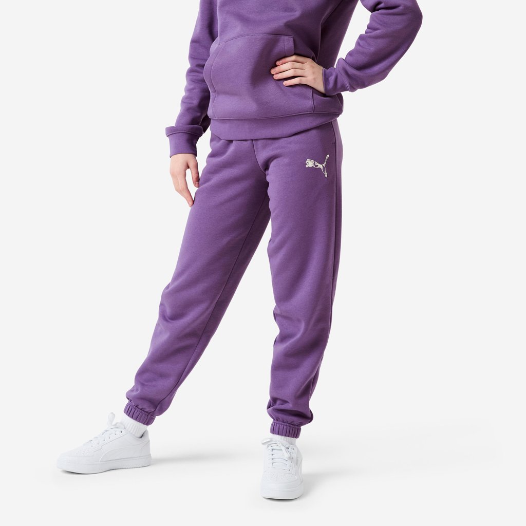 Pantalón jogger violeta para niños, cómodo y con estilo