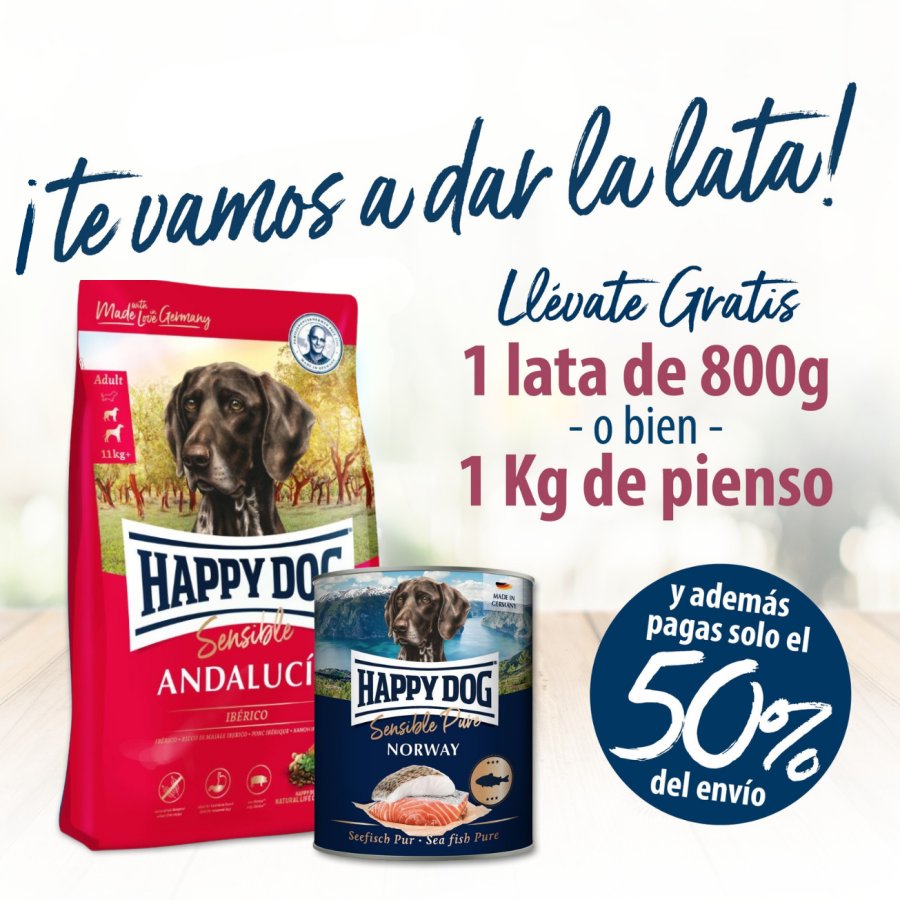 ¡Regala a tu perro una prueba gratis de Happy Dog!