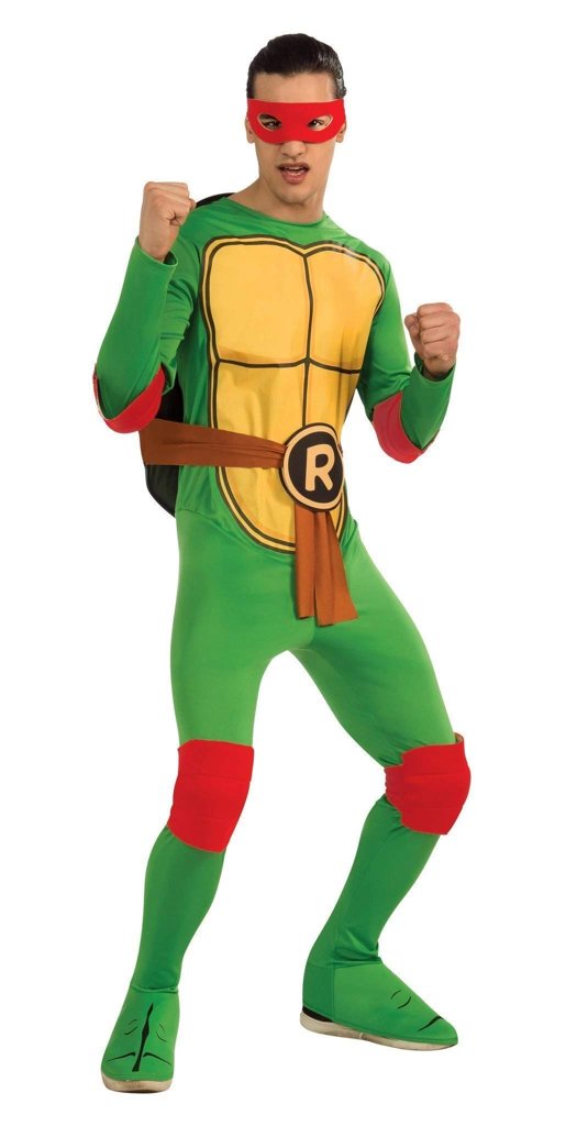 Disfraz de Raphael, la tortuga ninja, para adultos