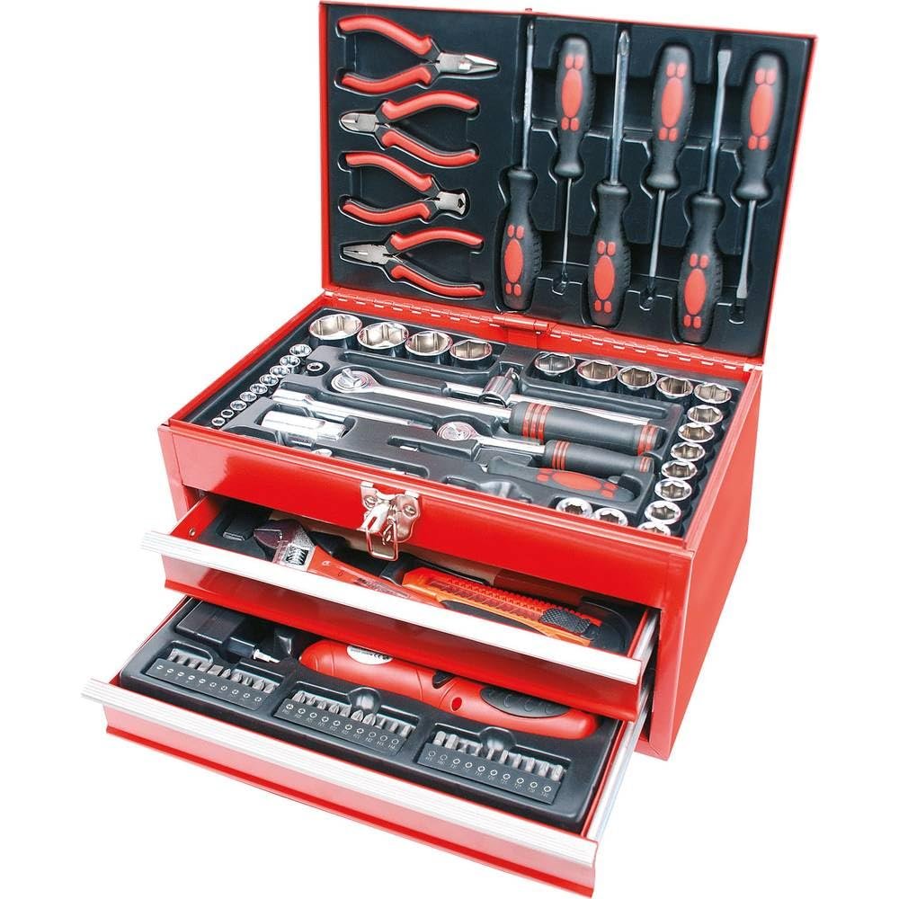 Caja de herramientas Mannesmann 155 piezas – Todo en un solo kit