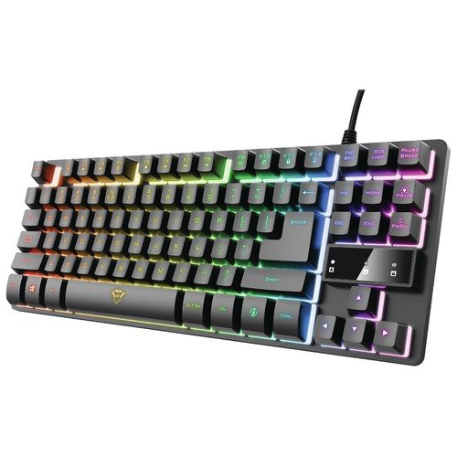 Teclado mecánico gaming TRUST GXT 833 Thado TKL con LED
