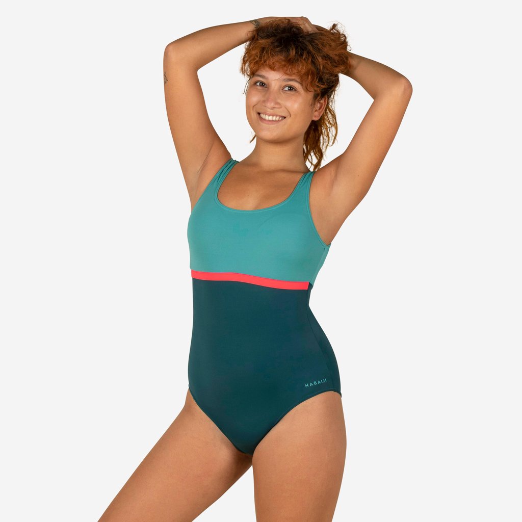 Bañador femenino NABAIJI azul petróleo – estilo y rendimiento
