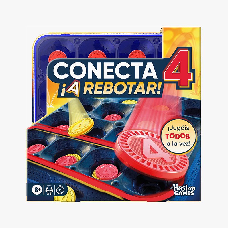 Conecta 4 ¡A Rebotar! – Diversión explosiva para toda la familia